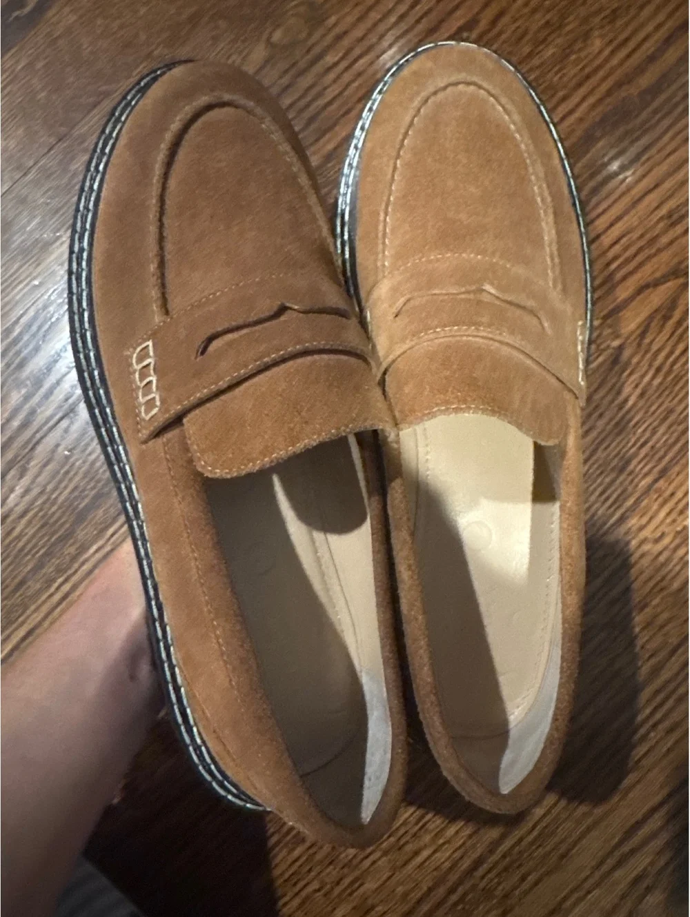 Boden Chunky Cleated Sole Loafers Size 41/9.4